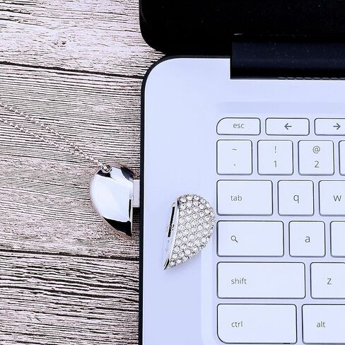 128 جيجا بايت محبة قلب مجوهرات USB فلاش محرك الأقراص in Saudi Arabia