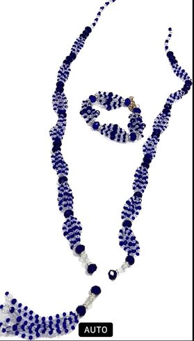 Collar de mazo con idde Yemaya santeria ifa religion in Saudi Arabia