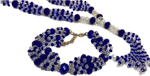 Collar de mazo con idde Yemaya santeria ifa religion in Saudi Arabia