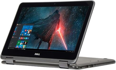 2018 Dell Inspiron 3000 11.6 "2-in-1 كمبيوتر محمول/جهاز كمبيوتر محمول شاشة تعمل باللمس ، معالج GEN AMD A6-9220E 2.5 جيجا هرتز ، 4 جيجابايت 2400 ميجا هرتز DDR4 ، 32GB SSD ، Bluetooth ، WiFi ، Maxxaudio ، Windows 10 (Gray) in Saudi Arabia