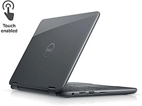 2018 Dell Inspiron 3000 11.6 "2-in-1 كمبيوتر محمول/جهاز كمبيوتر محمول شاشة تعمل باللمس ، معالج GEN AMD A6-9220E 2.5 جيجا هرتز ، 4 جيجابايت 2400 ميجا هرتز DDR4 ، 32GB SSD ، Bluetooth ، WiFi ، Maxxaudio ، Windows 10 (Gray) in Saudi Arabia