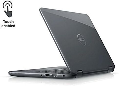 2018 Dell Inspiron 3000 11.6 "2-in-1 كمبيوتر محمول/جهاز كمبيوتر محمول شاشة تعمل باللمس ، معالج GEN AMD A6-9220E 2.5 جيجا هرتز ، 4 جيجابايت 2400 ميجا هرتز DDR4 ، 32GB SSD ، Bluetooth ، WiFi ، Maxxaudio ، Windows 10 (Gray) in Saudi Arabia