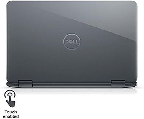 2018 Dell Inspiron 3000 11.6 "2-in-1 كمبيوتر محمول/جهاز كمبيوتر محمول شاشة تعمل باللمس ، معالج GEN AMD A6-9220E 2.5 جيجا هرتز ، 4 جيجابايت 2400 ميجا هرتز DDR4 ، 32GB SSD ، Bluetooth ، WiFi ، Maxxaudio ، Windows 10 (Gray) in Saudi Arabia