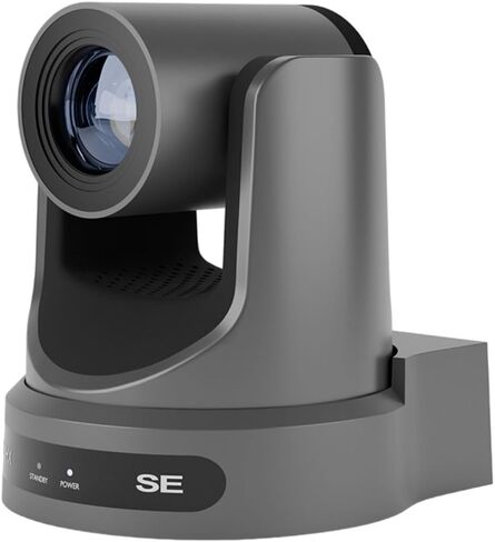 Ptzoptics Move SE 20X 1080p Full HD Advanced PTZ تتبع التتبع التتبع كاميرا تكبير الإمالة للبث المباشر وإنتاج الفيديو (رمادي) in Kuwait