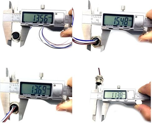 5pcs M12 4 دبوس كبل كود موصل أنثى ، IP67 مقاومة للماء كابل التسكع الخلفي غير المقيد على مستشعر مستشعر الكبلات الكهربائية غير المقيد (0.5 متر/1.64 قدم) in Kuwait