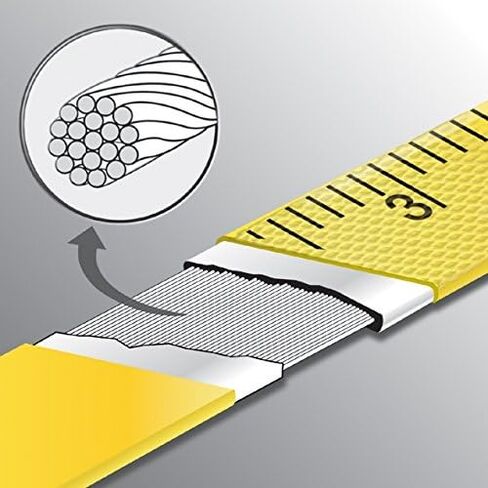 Komelon 6611IM Feet/Inches and Metric Fiber Tape Reel with Double Nylon Coated Fiberglass Blade, 100-Feet-30M by 1/2-Inch & Johnson Level & Tool 595 Structo-Cast Line Level, 3", 1 Level Kit in Saudi Arabia