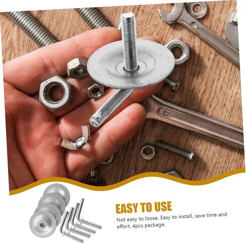 4pcs شاسيه المروحة الثقيلة للهيكل المسمار المسمار القاعدان الحديد القوي للحديد لمحلات الاستبدال بمسامير قوس بديلة للدعم والاستقرار in Saudi Arabia