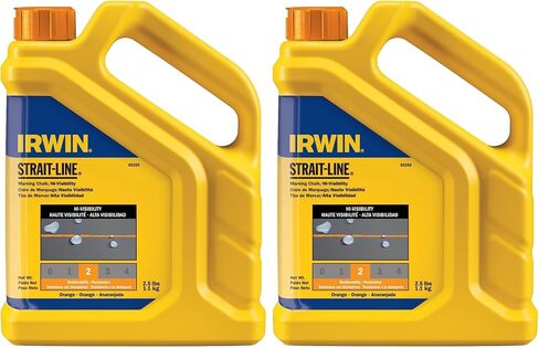 طبشور لوضع علامات التلطيخ الدائم من IRWIN STRAIT-LINE 4935522، أحمر قرمزي، 2 كجم in Kuwait