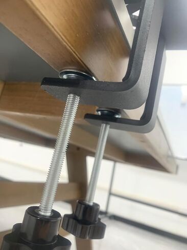 Handbrake Shifter Table Clamp for MOZA HBP Handbrake/HGP Racing Shifter/SGP Sequential Shifter,High Strength aluminum alloy,Strong clamping and enhanced knob design (Up to 60mm Desks) in Saudi Arabia