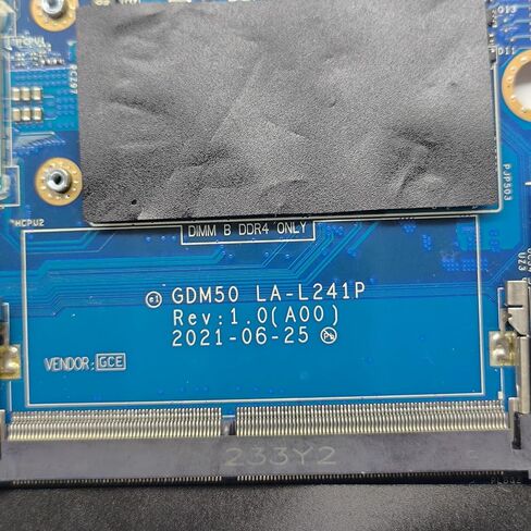 استبدال اللوحة الأم المحمول GDM50 LA-L241P لـ Dell Vostro 15 3510 لوحة النظام I3-1115G4 المعالج 0xf2rm XF2RM in Saudi Arabia