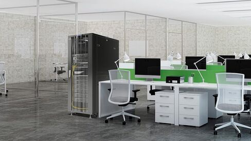 Sysracks 42U Floor Standing Rack Mount Server 24" Deep Network Cabinet, Server Rack with Fan, Removable Side Panels, Locking Mesh Door 24" Computer Cabinet Enclosure Network Rack Case SRF 42.6.6M in Saudi Arabia