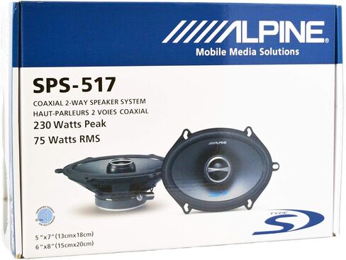 Alpine SPS-517 5" x 7" 2-Way Type-S Series Coaxial Car Speaker in Saudi Arabia