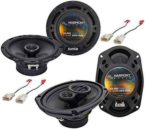 Ammarony Audio متوافق مع 1999-2003 Toyota Camry Solara HA-R65 6.5 "البديل 300W مكبرات صوت مع مكبرات صوت HA-R69 6x9 450W ، و HA-728104 استبدال مكبر الصوت المصنع in Saudi Arabia