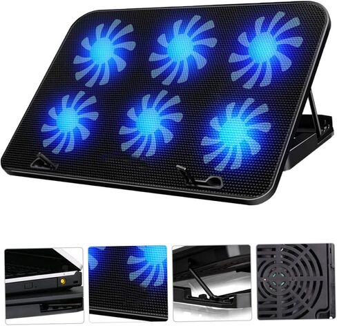 ARTIBETTER Laptop Cooling Stand with Fans Slip Design for Stable Use Compatible with Various Laptop Models for Gaming and Work Efficient Fan for in Saudi Arabia