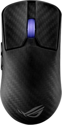ASUS ROG HARPE ACE Wireless Gaming Mouse ، بناء ألياف الكربون ، ROG 100M مفتاح صغير بصري ، عجلة التمرير الإضاءة ، معدل تقرير USB: 8000 هرتز مع داعم معدل الاقتراع ROG. in Kuwait