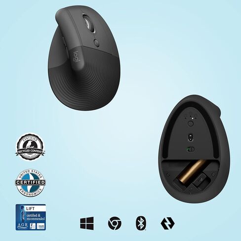 Logitech رفع الماوس الرأسي المريح in Saudi Arabia