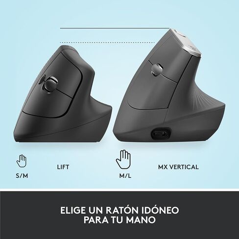 Logitech رفع الماوس الرأسي المريح in Saudi Arabia