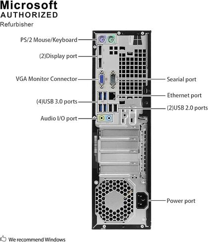 HP Prodesk 600 G2 SFF سطح المكتب PC W11 ، SFF Computer w/ 24in شاشة LCD ، معالج I5-6500 ، ذاكرة الوصول العشوائي 16 جيجابايت ، 1 تيرابايت ، مكبر صوت RGB ، كابل DP (متجدد) in Kuwait