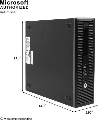 HP Prodesk 600 G2 SFF سطح المكتب PC W11 ، SFF Computer w/ 24in شاشة LCD ، معالج I5-6500 ، ذاكرة الوصول العشوائي 16 جيجابايت ، 1 تيرابايت ، مكبر صوت RGB ، كابل DP (متجدد) in Kuwait