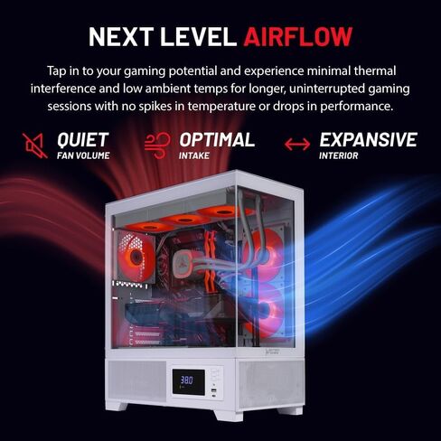Skytech Azure 3 Plus Gaming PC Desktop ، Ryzen 9 9900x 4.4 GHz (5.6GHz Turbo) ، AMD RX 9070 XT 16GB ، 2TB Gen4 NVME SSD ، 32GB DDR5 RAM 5200 RGB ، in Kuwait