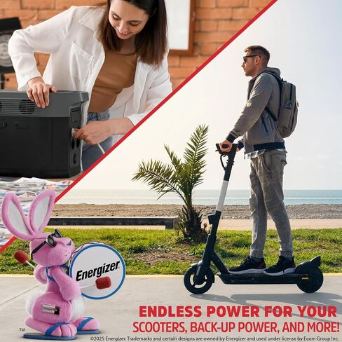 Energizer EN9-12, 12 Volt 9 Amp Hr, Long Lasting Sealed Lead Acid AGM Rechargeable Battery Ideal for Use in Home Alarm Systems, Backup Power, Scooters, and More in Saudi Arabia