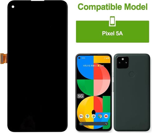 TFT Digital Display استبدال متوافق مع Google Pixel 5A 5G G1F8F G4S1M (بدون بصمة) شاشة LCD شاشة تعمل باللمس مع أدوات الإصلاح-6.8 بوصة in Kuwait
