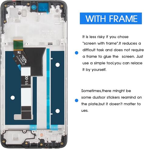 استبدال الشاشة لـ Motorola G 5G 2025 Display ، 6.7 "لـ Motorola Moto G 5G 2025 شاشة LCD شاشة عرض اللمس أرقامًا كاملة التجميع XT2513V XT2513-1 XT2513-2 LCD KIT مع إطار +أدوات in Kuwait