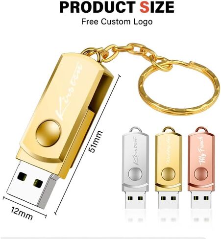 4GB 10PCS مخصص USB 3.0 فلاش محرك أقراص مفاتيح اللحوم ، وتخصيص محركات الإبهام الدوارة الترويجية ، ومحفورة/طباعة شعارك ونص على جانب مزدوج لأحداث المدرسة/الشركة in Kuwait