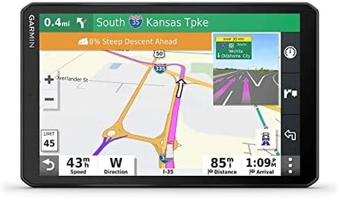 Garmin - Dezl OTR800 8 بوصات GPS Truck Navigator - Black (قسط متجدد) in Saudi Arabia