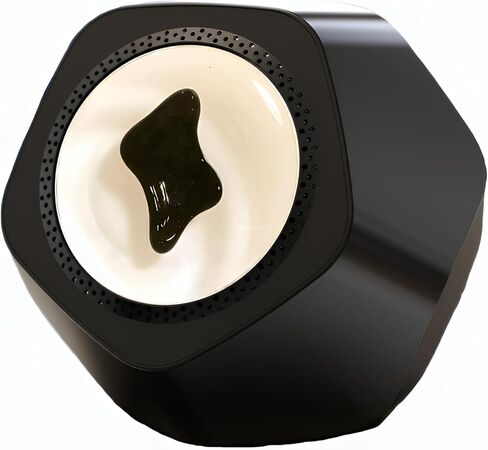 مكبر صوت Bluetooth Ferrofluid 5.3 ， رقص صوت صوتي حساس للموسيقى ， زميل في سم السائل المغناطيسي ماتي ， عرض مكتب للطاولة ، غرفة نوم ، مكتب ، لعشاق الموسيقى (أبيض) in Kuwait
