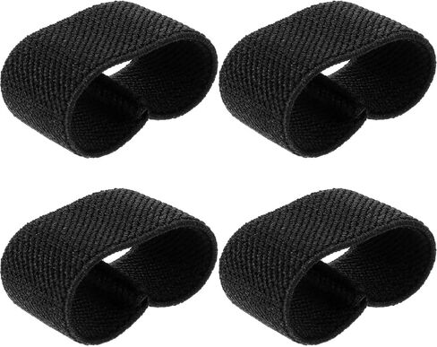 Giantree 30-Pack Elastic Belt Loops, Nylon Belts Loop Holder, Backpack Strap Holder, Elastic Belt Loop for 1.5" Wide Duty Belts Police Gear Accessories Strap Loops (Black) in Saudi Arabia