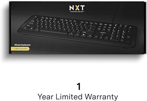 NXT Technologies Staples Keyboard ، Wired USB ، Black (NX60880) in Kuwait