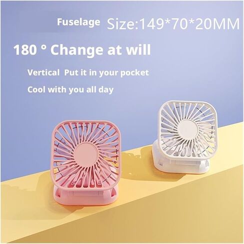 Desktop Portable Small Fan(Pink) in Saudi Arabia