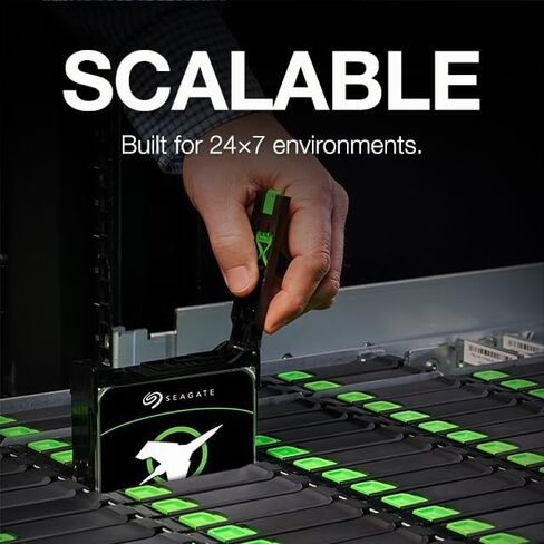 Seagate exos x24 20tb interprise interprise hard driv hdd - 12gb/s SAS 7200RPM 2.5M MTBF (ST20000NM002H) in Saudi Arabia
