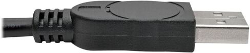 Tripp Lite U209-006-2 USB to Serial Adapter Cable FTDI, 2-Port RS-232 DB9, 6 ft, COM Retention, Windows/Mac/Linux, Black, Cloud Care Pre-Configured Bundle Eligible (50 Pack) in Saudi Arabia