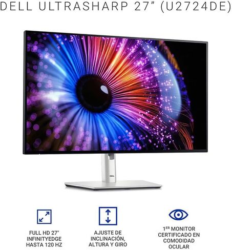 Dell U2724DE Ultrasharp 27 بوصة Thunderbolt Hub حزمة مراقبة مزدوجة in Kuwait