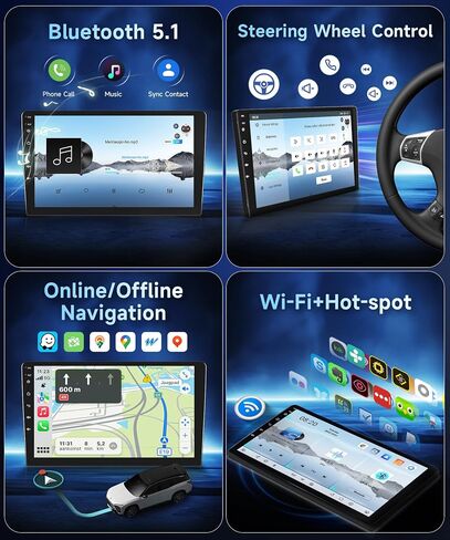 8Core4+64g Stereo لـ Ford Explorer 2005-2010 Wireless Carplay/Android Auto Android Radio مع شاشة IPS Touch Touch ، BT5.1 ، DSP HI-RES ، GPS ، SWC ، كاميرا احتياطية لراديو Ford Explorer in Saudi Arabia