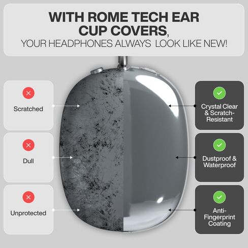 بالنسبة إلى غطاء علبة Apple Airpods Max ، يغطي عقال الملحقات مع وضع النوم المصنوع من Leather Leather وأغطية كوب الأذن TPU - الأزرق الداكن in Saudi Arabia
