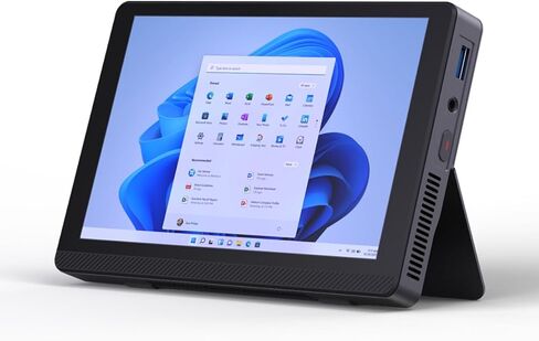 S7 ANB09 MINI PC N200 POTALTOR ، 16GB LPDDR5 RAM ، 0GB M.2 SSD ، Win 11 Pro مع شاشة تعمل باللمس HD 7 بوصة ، USB 3.2 ، HDMI 2.1 ، WiFi 6 ، BT 5.2 ، كمبيوتر سطح المكتب المدمج (N200 ، 16G+0) in Saudi Arabia
