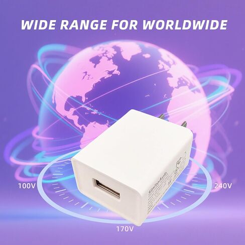 كتلة شاحن الجدار USB المدرجة في UL (5W ، أبيض ، 3pcs) ، محول الطاقة 5V 1A للمنفذ ، سد للهواتف المحمولة ، الأجهزة اللوحية ، سماعات الأذن ، البنوك الكهربائية ، والأقاماض الذكية ، والألعاب ، والمزيد من الأدوات الإلكترونية in Kuwait