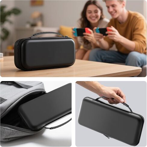 jcmo حمل الملحقات لحالة Nintendo Switch 2 Console 2025 ، 23 في 1 مجموعة هدايا مع حقيبة حمل ، غلاف واقية ، واقي الشاشة ، قبضة الرعب والمزيد ، للسفر والتخزين ، الأسود in Saudi Arabia
