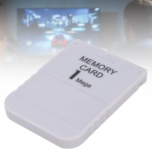 بطاقة ذاكرة POMOMEA Game Console 1MB لـ PS1 عالية السرعة لعبة 1 ميجا ، وحدة التحكم في ألعاب الفيديو ، لبطاقة الذاكرة البديلة لنظام الألعاب (2 قطعة) in Kuwait