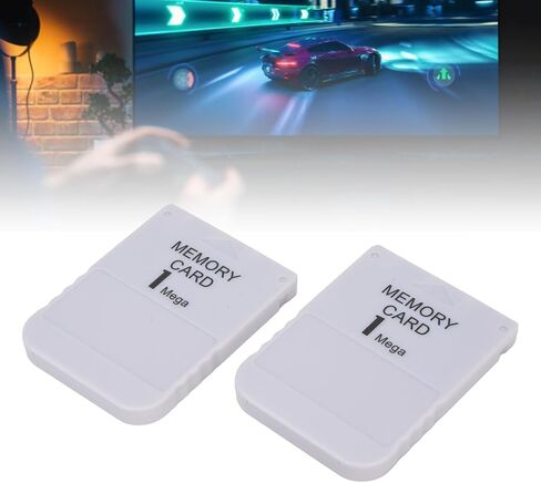 بطاقة ذاكرة POMOMEA Game Console 1MB لـ PS1 عالية السرعة لعبة 1 ميجا ، وحدة التحكم في ألعاب الفيديو ، لبطاقة الذاكرة البديلة لنظام الألعاب (2 قطعة) in Kuwait
