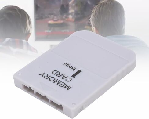 بطاقة ذاكرة POMOMEA Game Console 1MB لـ PS1 عالية السرعة لعبة 1 ميجا ، وحدة التحكم في ألعاب الفيديو ، لبطاقة الذاكرة البديلة لنظام الألعاب (2 قطعة) in Kuwait