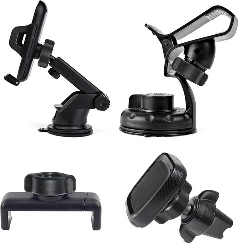 6 PCS Tightening Nut for Replacement Car Mount Screw-On, Car Phone Mount Replacement Parts Tightening Nut for 17mm Ball-Joint Fixed Adapter Head Bracket Holder Ring for DVR Camcorder Wireless Charger in Saudi Arabia