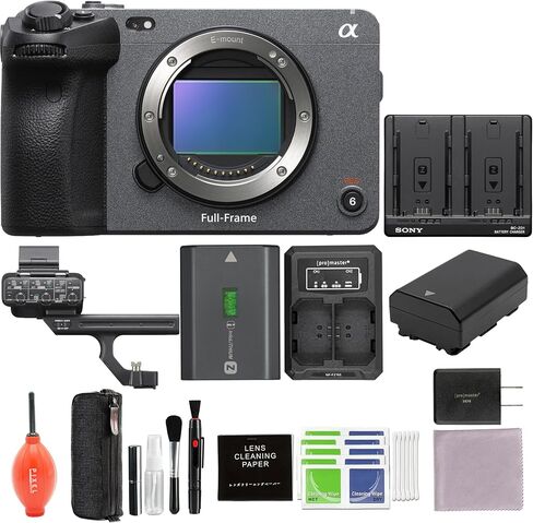 حزمة كاميرا السينما كاملة الإطار Sony FX3A مع بطارية إضافية ومجموعة الشاحن + إكسسوارات إضافية إضافية in Saudi Arabia