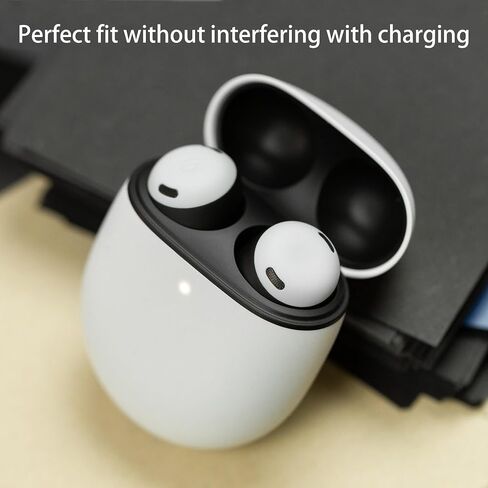Replacement Foam Ear Tips for Google Pixel Buds Pro Earbuds, Not for Pixel Buds/Pixel Buds A-Series, Ultimate Comfort, 3 Pairs (S/M/L) (Black) in Saudi Arabia