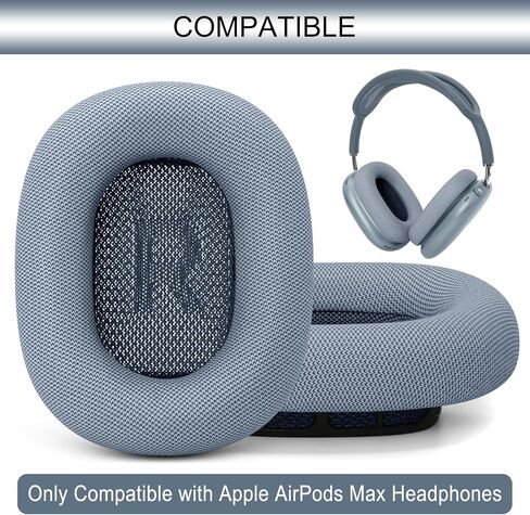 Gevo ترقية وسائد الأذن بديلة أذن لـ 2024 Apple Airpods New Aprods Max Headons ، و Protin Leather Ear Cover مع رغوة الذاكرة والمغناطيس للهواء الطازج (الأرجواني) in Kuwait