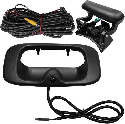 Tailgate Handle Backup Camera Fit for Chevy Silverado GMC Sierra 2500 3500 1500 HD 2500HD Classic 1999-2007 Some Models, Rear View Back Up Camera Replace 15997911 15228539, with Bezel Trim in Saudi Arabia