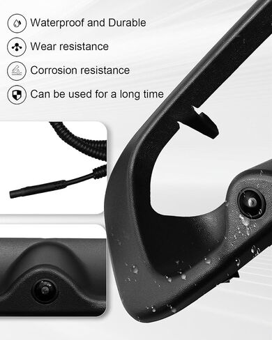 Tailgate Handle Backup Camera Fit for Chevy Silverado GMC Sierra 2500 3500 1500 HD 2500HD Classic 1999-2007 Some Models, Rear View Back Up Camera Replace 15997911 15228539, with Bezel Trim in Saudi Arabia